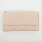 Christian Dior Pink Cannage Leather Long Wallet #2648