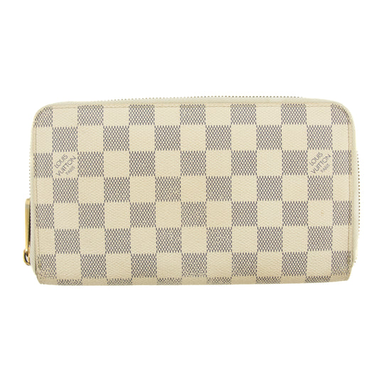 Louis Vuitton Damier Azur Zippy Wallet #2653