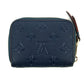 Louis Vuitton Navy Monogram Empreinte Zippy Coin Case  #2657