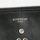 Givenchy Black Leather Star Clutch Bag #2661