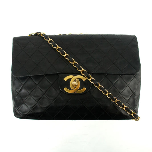 Chanel Matlasse Deca Coco Jumbo Flap Shoulder Bag #2666