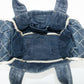 Chanel CC Stitch Denim Tote Bag Small Blue 10 Series  #2688