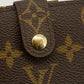 Louis Vuitton Monogram Canvas Kisslock Wallet Brown #2689