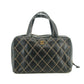 Chanel Wild Stitch CC Coco Mark Black Quilted Hand Bag  #2704