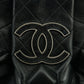 Chanel Black Calfskin Sloane Square Tote 3D Quilted Tote Bag  #2707