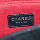 Chanel Chocolate Bar Black Patent Bowling Bag  #2710