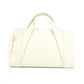 Chanel Chevron V Stitch Ivory Mini Boston Bag 10 Series #2711