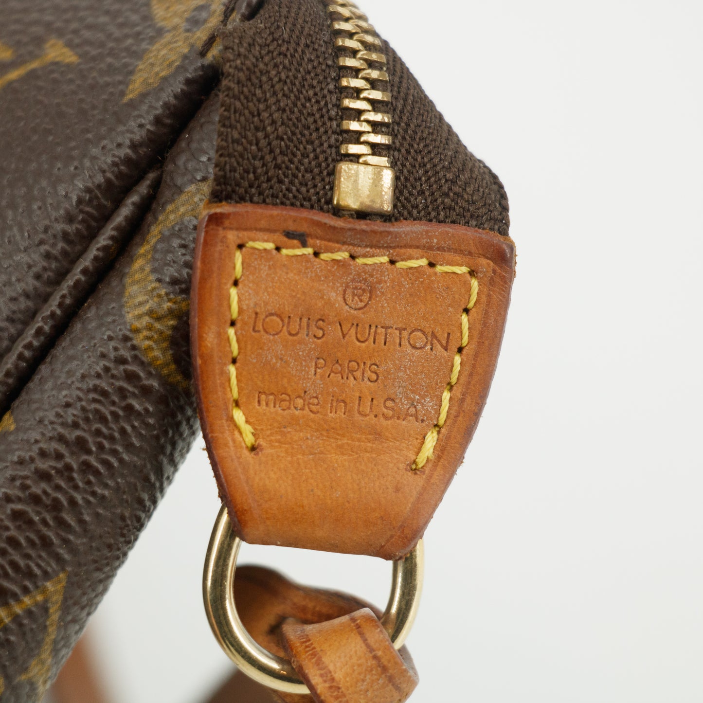 Louis Vuitton Monogram Brown Canvas Pochette Accessoires #2730