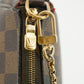 Louis Vuitton Damier Ebene Eva Pochette Shoulder Bag #2733