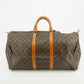 Louis Vuitton Monogram Canvas Keepall 55 Boston Bag Brown #2761