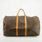 Louis Vuitton Monogram Canvas Keepall 60 Boston Bag Brown #2765