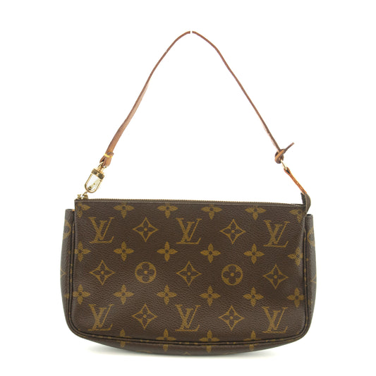 Louis Vuitton Monogram Brown Canvas Pochette Accessoires #2778