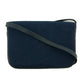 Christian Dior Vintage Trotter Canvas / Leather Shoulder Bag Blue #2814