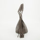 Chanel LAX Grained Leather Tassel Handle Bag Grey 8 Series #2820