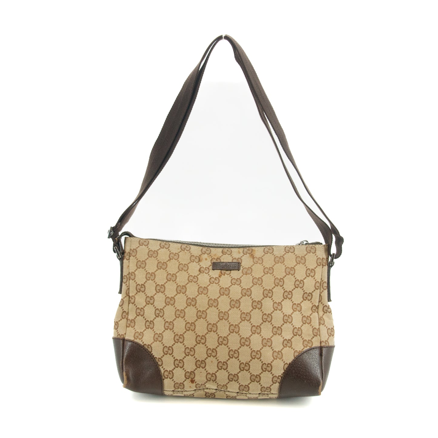 Gucci GG Canvas Beige Shoulder Bag #2854