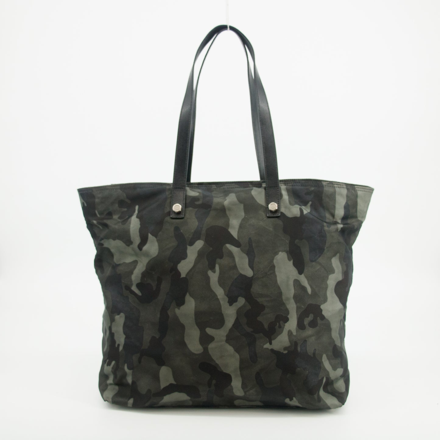 Prada Nylon Tessuto Camoflouge Triangle Plate Shoulder Bag #2863