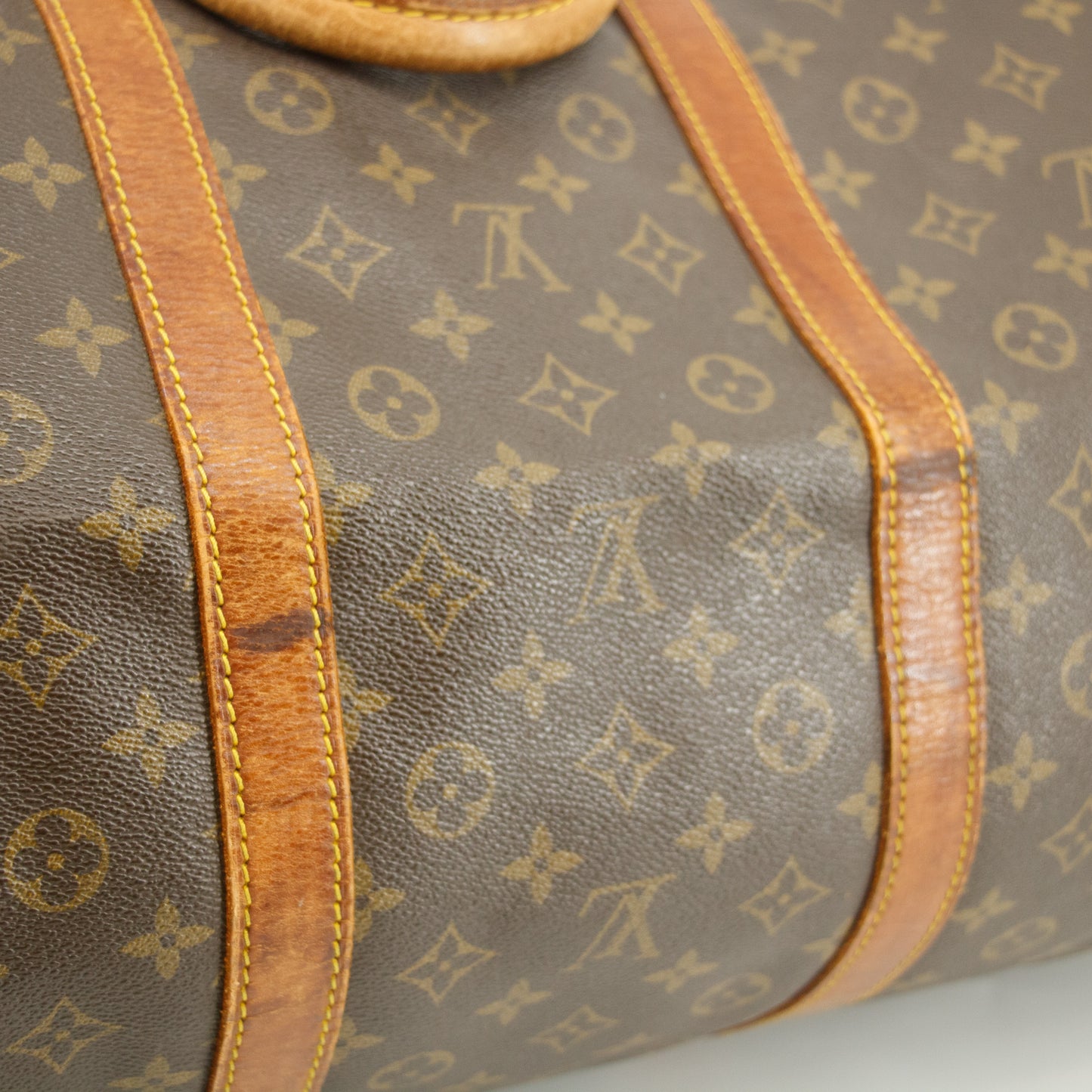 Louis Vuitton Monogram Canvas Keepall 60 Boston Bag Brown #2870