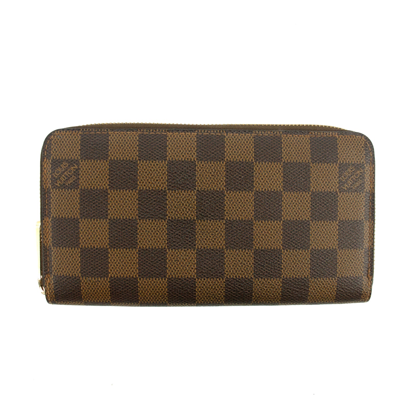 Louis Vuitton Damier Ebene Zippy Wallet #2871