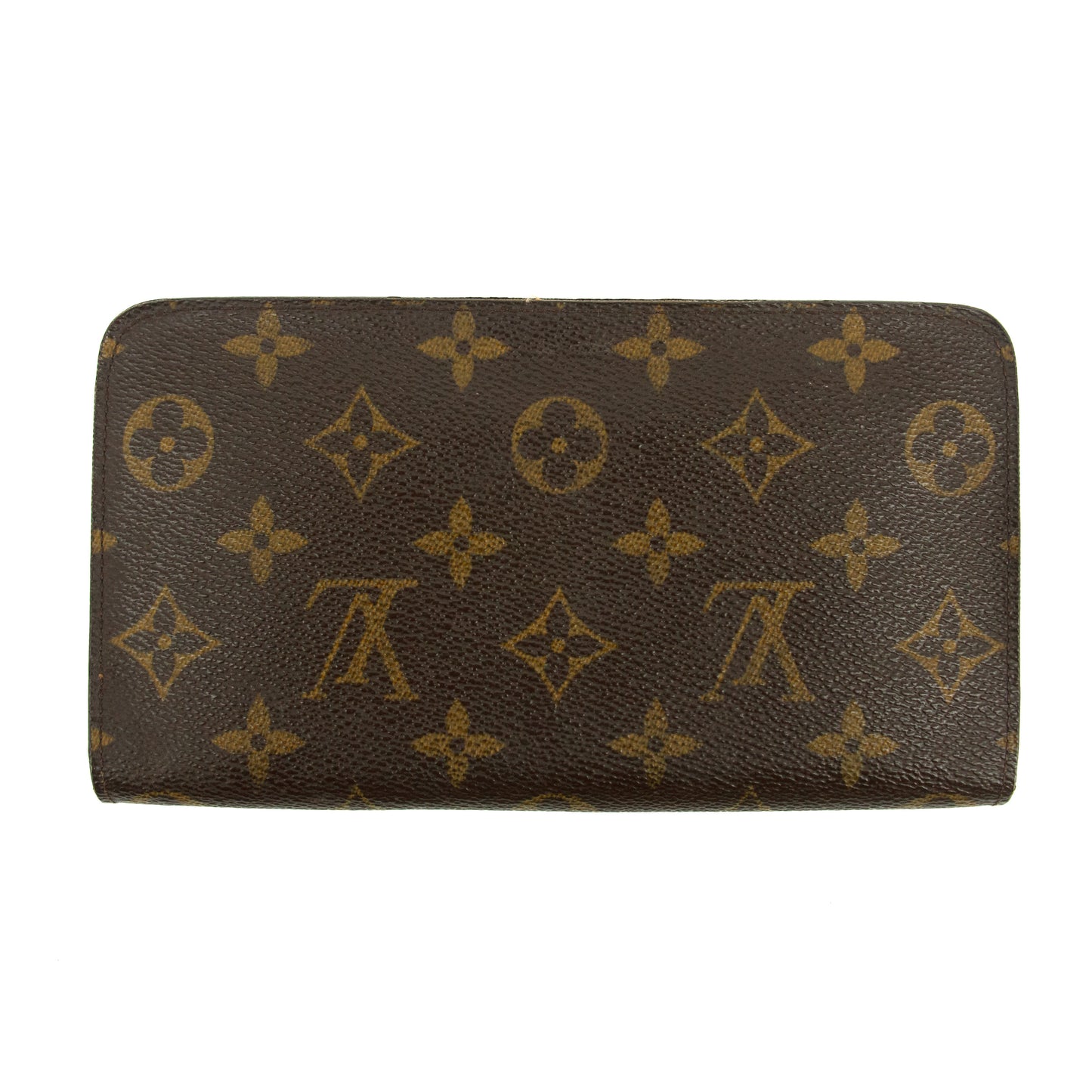 Louis Vuitton Monogram Canvas Zippy Wallet #2874