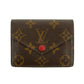 Louis Vuitton Monogram Portefeuille Marie Wallet w/ Red Interior #2945