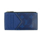 Louis Vuitton Blue Taigarama Card Case #2951