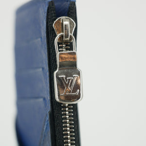 Louis Vuitton Blue Taigarama Card Case #2951