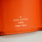 Louis Vuitton Orange Taigarama Discovery Compact Mini Wallet #2952