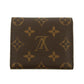 Louis Vuitton Monogram Canvas Envelope Carto Visit Wallet #2971