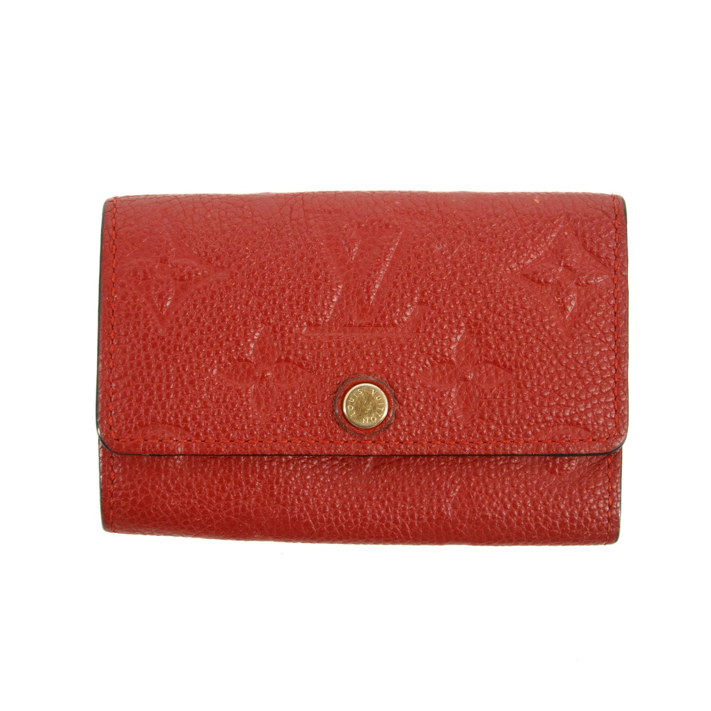 Louis Vuitton Red Empriente Key Holder #2972