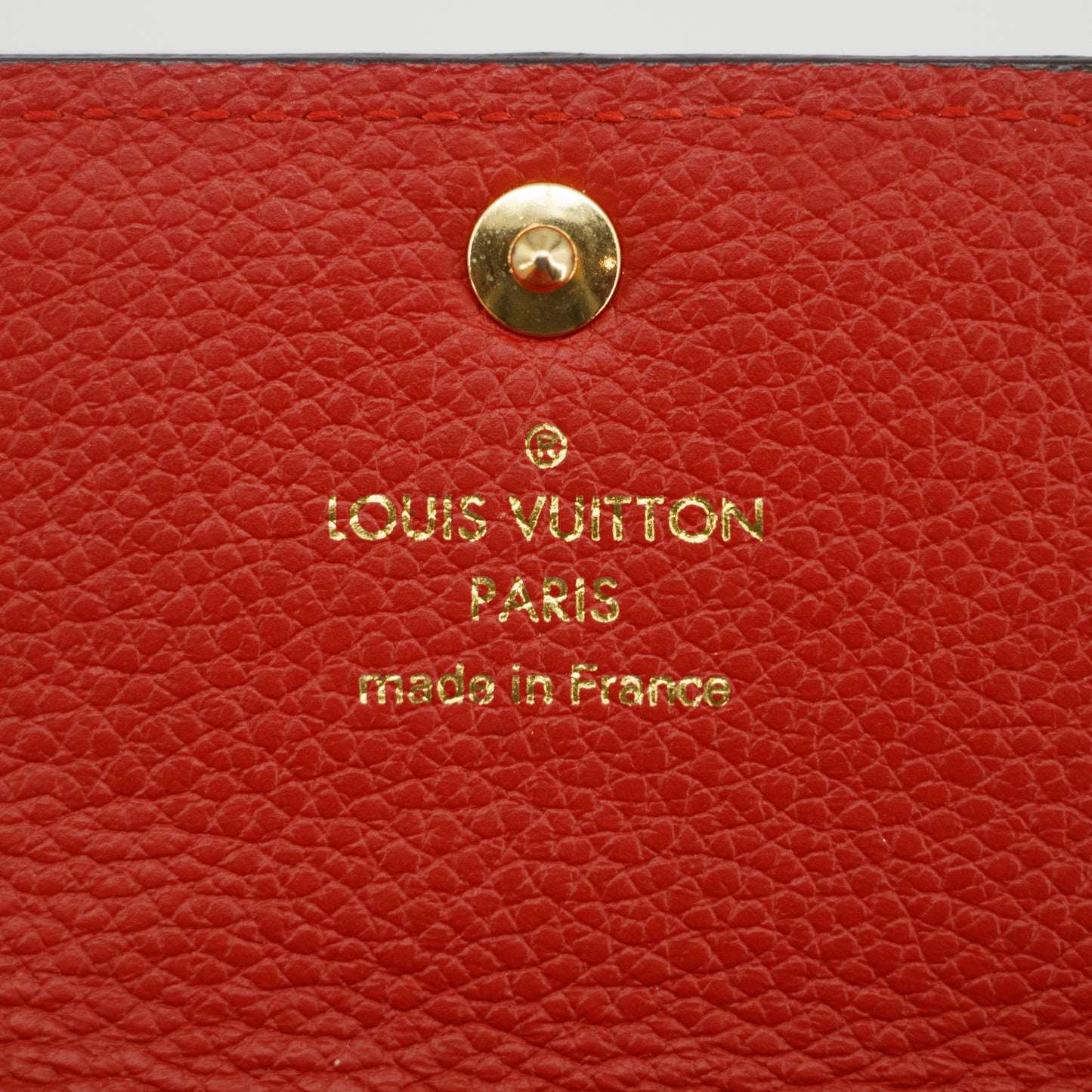 Louis Vuitton Red Empriente Key Holder #2972