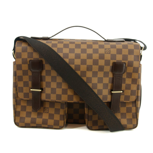 Louis Vuitton Damier Ebene Broadway Shoulder Bag #2979