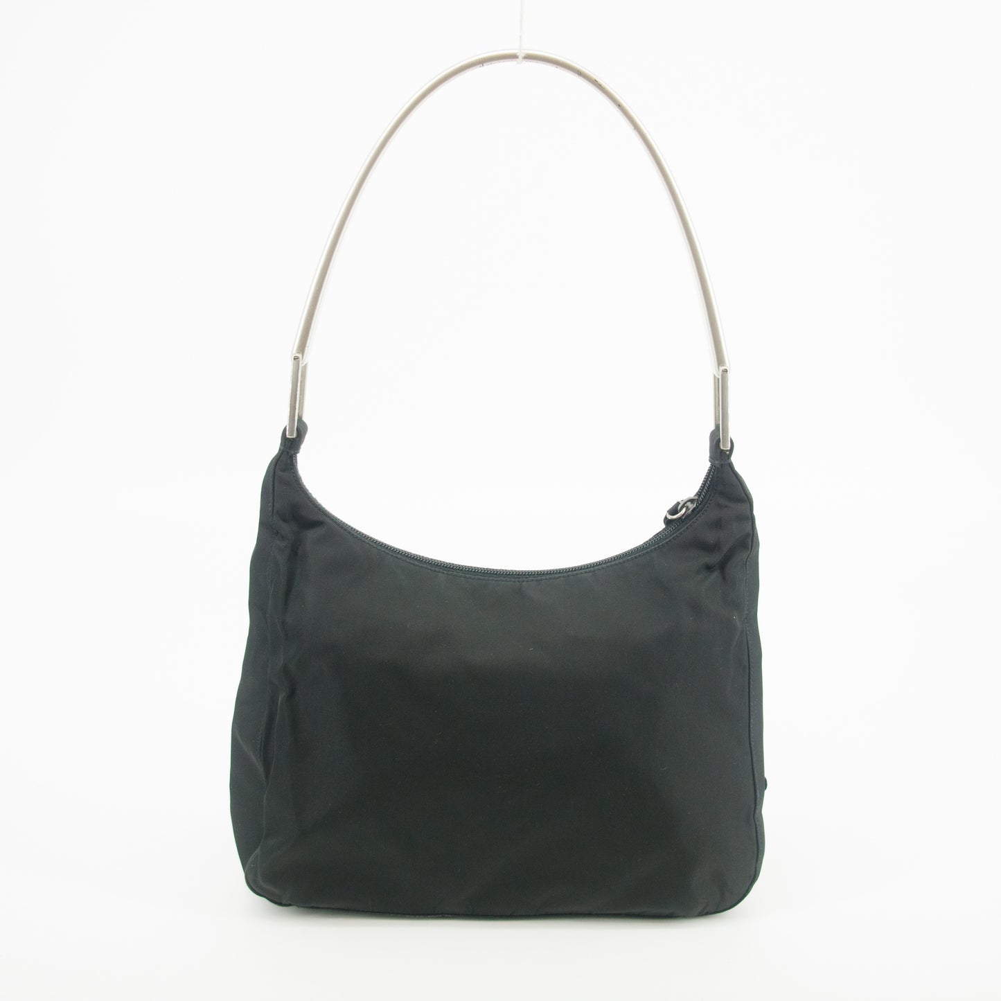 Prada Milano Black Nylon Hardware Shoulder Bag #2997