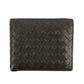 Bottega Veneta Brown Woven Leather Bifold Wallet #3009