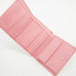 Prada Pink Saffiano Leather Compact Wallet #3010