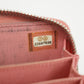 Chanel CC Lambskin Quilted Pink Compact Zip Wallet #3011