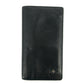 Chanel CC Camelia Flower Black Leather Long Fold Wallet #3014