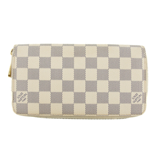 Louis Vuitton Damier Azur Zippy Wallet #3019