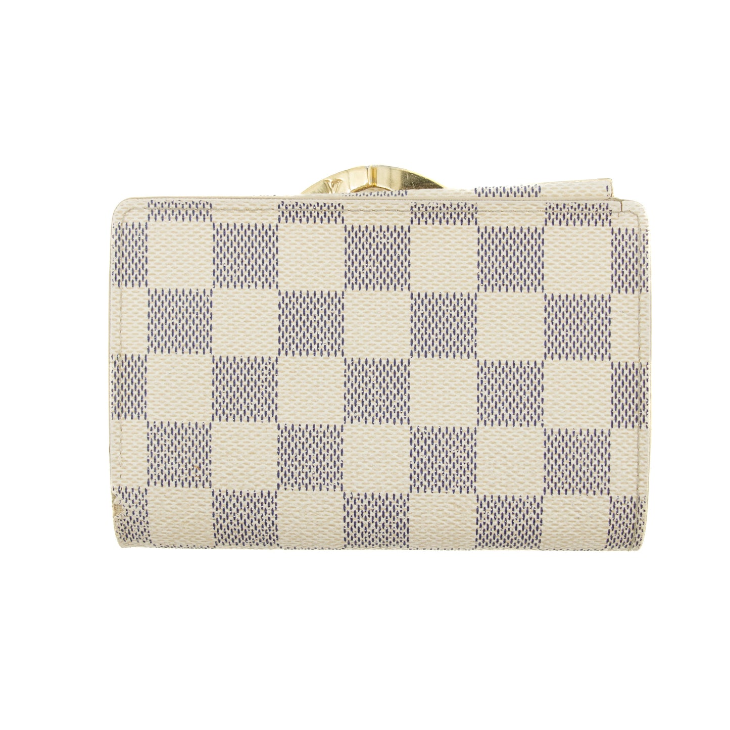 Louis Vuitton Damier Azur Kisslock Wallet #3038