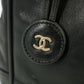 Chanel Matelasse Black Lambskin Chain Shoulder Bag Gold Hardware #3044