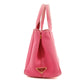 Prada 2Way Canvas Canapa Logo Tote Pink Small #3053