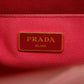 Prada 2Way Canvas Canapa Logo Tote Pink Small #3053