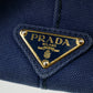 Prada Canvas Canapa Logo Tote Navy Blue Small #3054