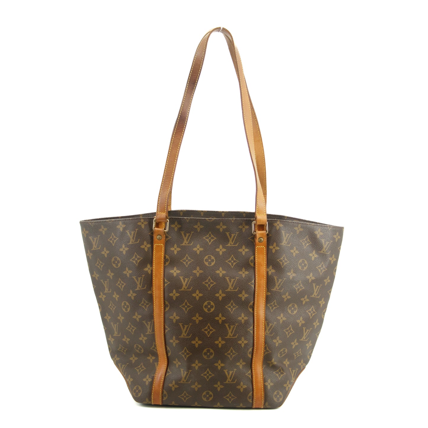 Louis Vuitton Monogram Canvas Brown Sac Shopping Tote Bag #3055