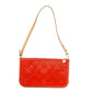 Louis Vuitton Monogram Vernis Mallory Square Pouch Red Rouge  #3057