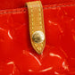 Louis Vuitton Monogram Vernis Mallory Square Pouch Red Rouge  #3057