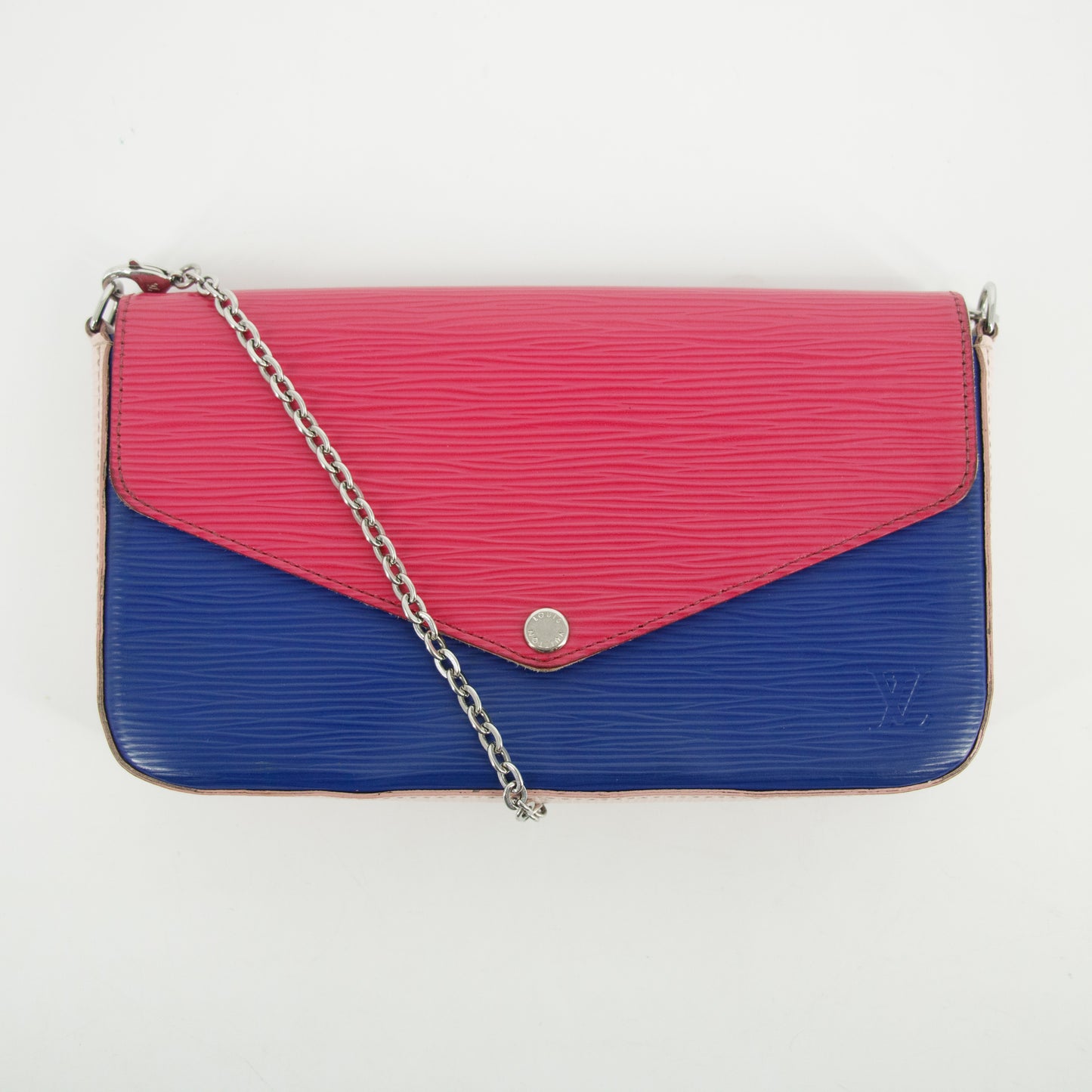 Louis Vuitton Epi Tricolor Felicie Wallet on Chain #3067