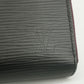 Louis Vuitton Black Epi Zippy Long Wallet w/ Magenta Interior #3080