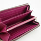 Louis Vuitton Black Epi Zippy Long Wallet w/ Magenta Interior #3080