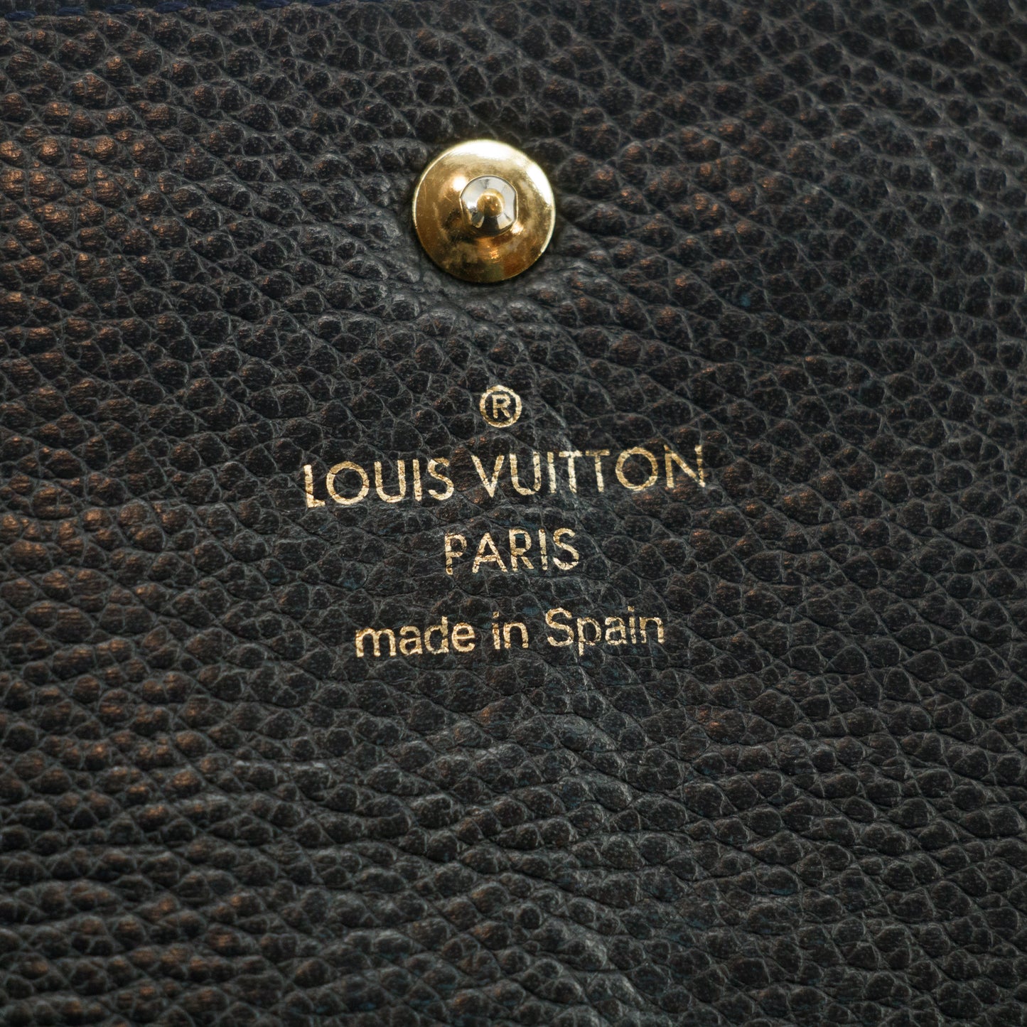 Louis Vuitton Navy Empriente Portefeuille Virtuose Wallet #3122