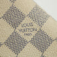 Louis Vuitton Damier Azur Portefeuille Sarah Wallet #3132